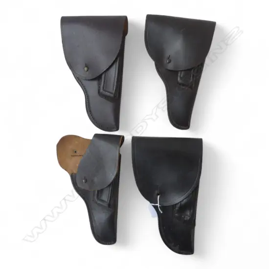 4 LEATHER GUN HOLSTERS L.270mm