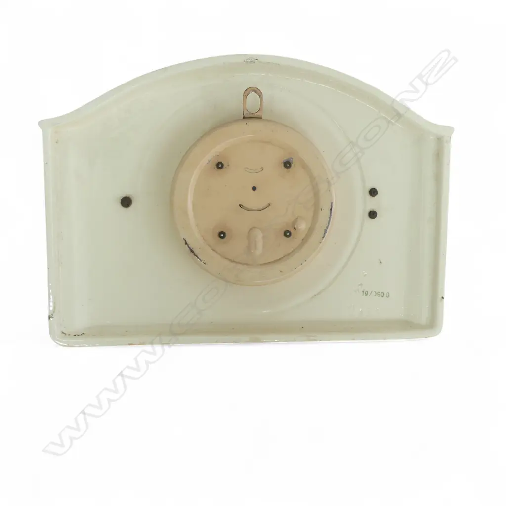 MID CENTURY FUNGHAUS PORC WALL CLOCK L300MM Image 1++