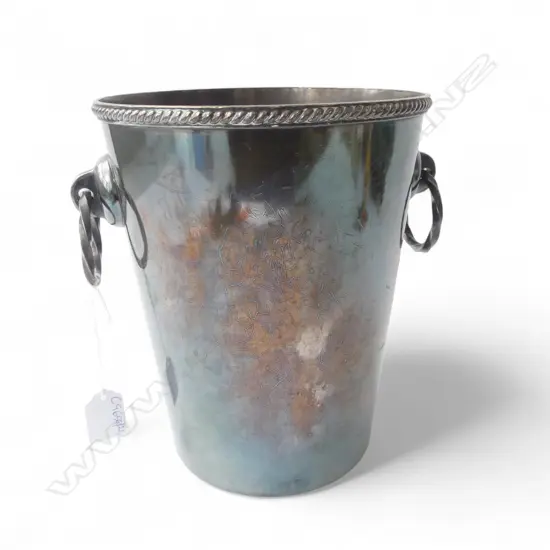 SILVER PLATE CHAMPAGNE BUCKET H.220mm