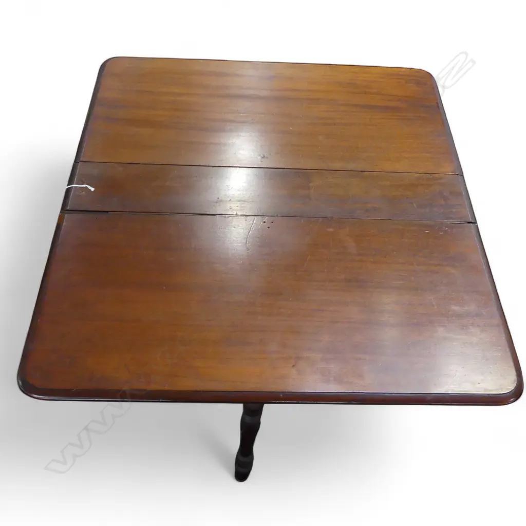 ANTIQUE MAHOGANY DROP SIDE TABLE 900x185x715mm Image 1++