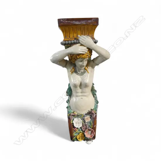 PR LG MAJOLICA CARYATIDS / WALL BRACKETS 450x290x1000mm hairlines