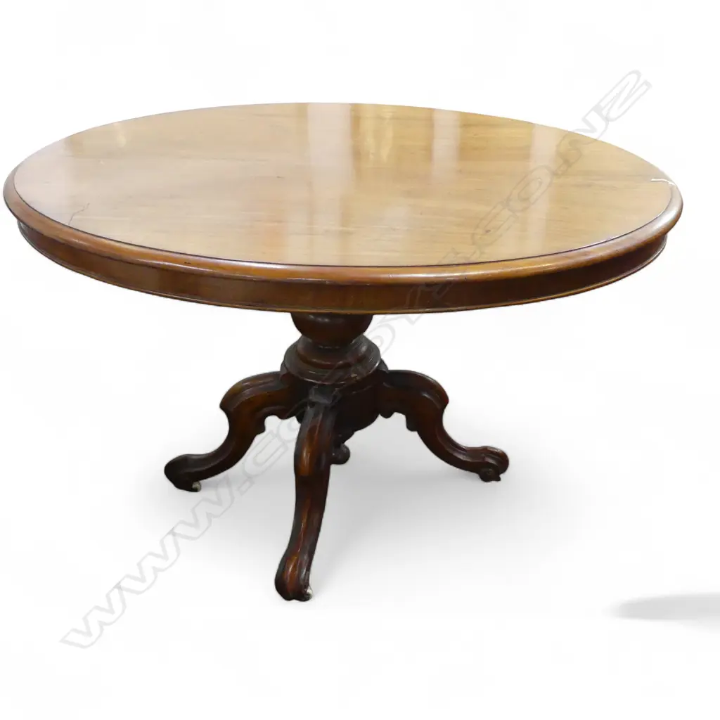 VICTORIAN OVAL LOO TABLE 1200x890x740mm Image 1++