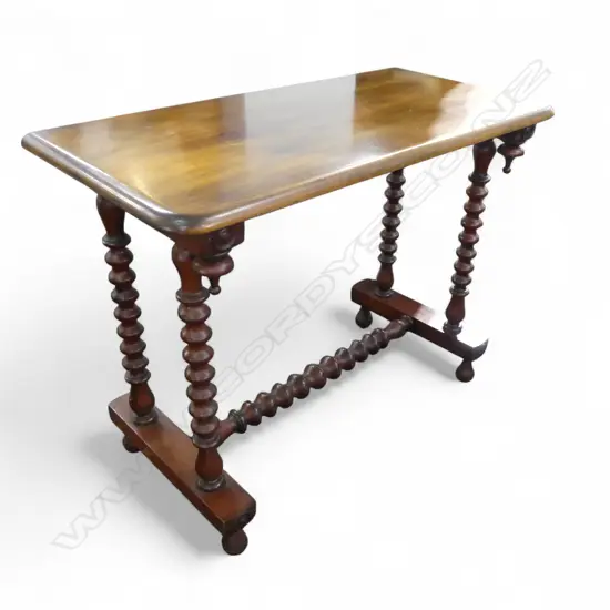 VICTORIAN BARLEY TWIST SIDE TABLE 930x435x720mm