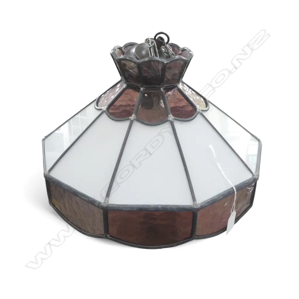 LEAD LIGHT SHADE 390mm dia Image 1++