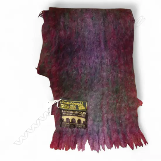MOHAIR SCARF labelled Creebridge etc