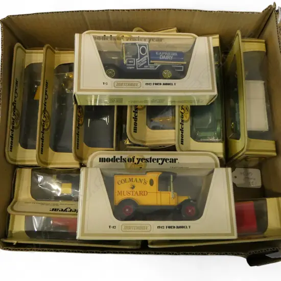 12 BOXED MATCHBOX MODELS OF YESTERYEAR 
