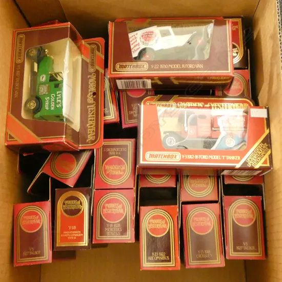 20 BOXED MATCHBOX MODELS OF YESTERYEAR