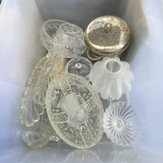 ASST. CRYSTAL, GLASSWARE, EP, etc