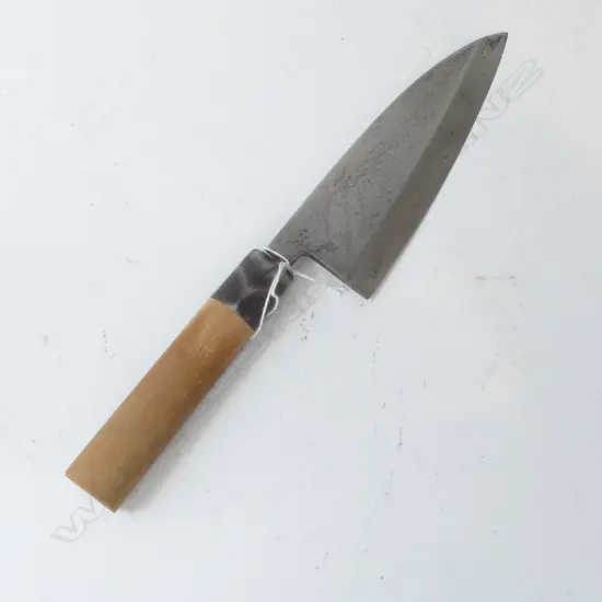 1960s JAPANESE CHEF'S KNIFE, SIGNED on BLADE (15cm blade)