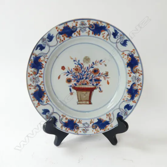 ANTIQUE CHINESE EXPORT PLATE 225mm dia
