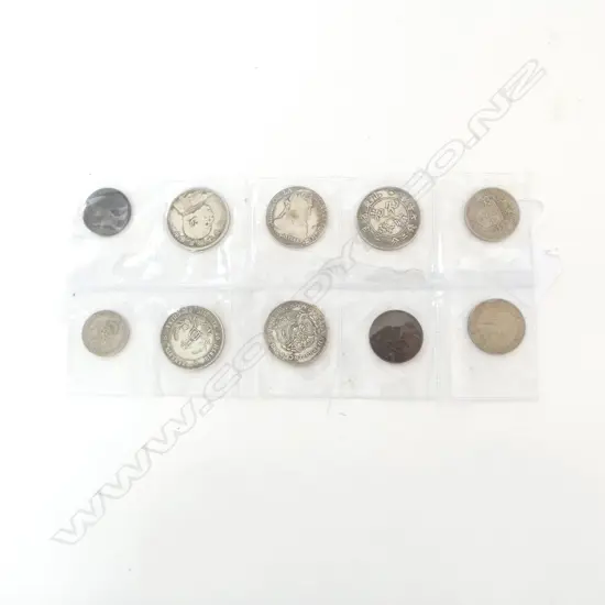 10 ASST. WORLD COINS