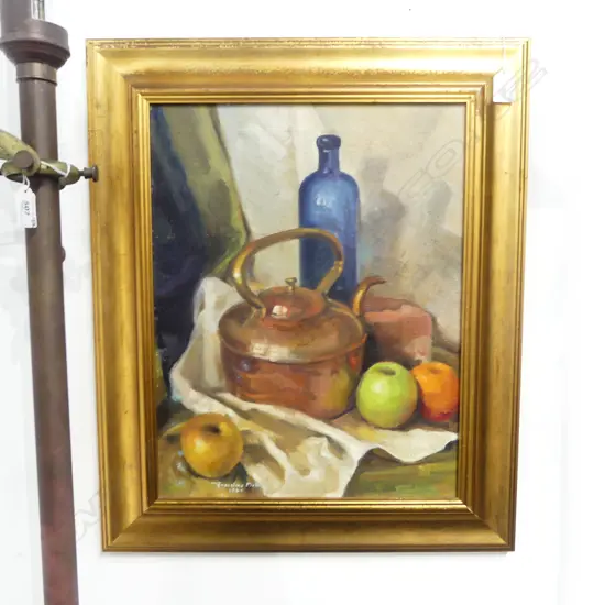 ERNESTINE MADDOX, STILL LIFE, OIL ON BOARD, 450x350mm