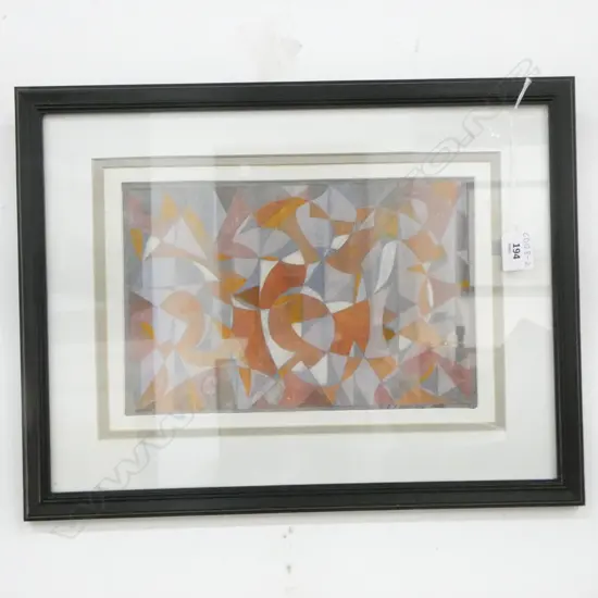 GEOFFREY FAIRBURN (1905-1999), UNTITLED ABSTRACT, W/C, SIGNED & DATED 1984, 175 x 270mm