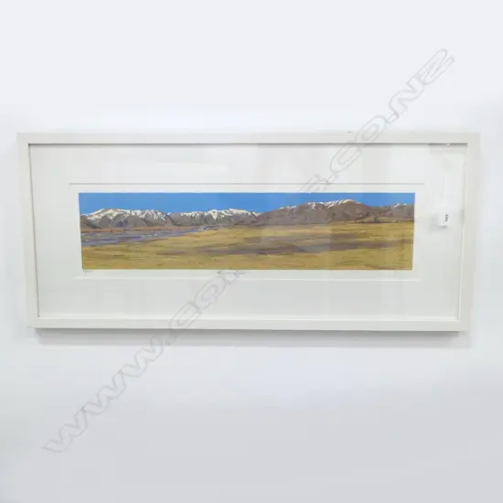 TOM BURNETT 'AHURI RIVER' SILK SCREEN PRINT 56/100 '13 170x635mm