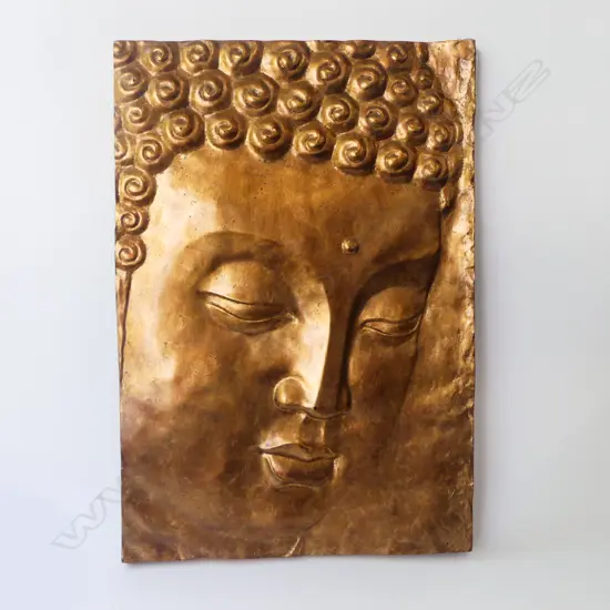 LARGE BUDDHA ARTWORK -  METALLIC BRONZE COLOR 880x610mm