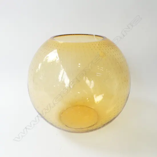 LG AMBER MURANO VASE H.270mm