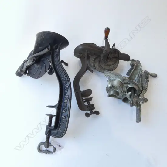 (2050,2274,1547) ROLLMAN Co. 1883, ENTERPRISE Co. 1917, NEW STANDARD HARDWARE 1910s CAST IRON CHERRY PITTERS