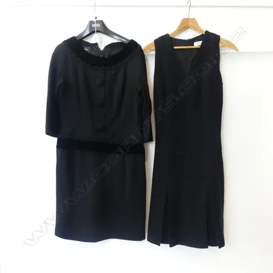 TWO LITTLE BLACK DRESSES - CLEVALINE LONDON AND MARIO OMAR LONDON