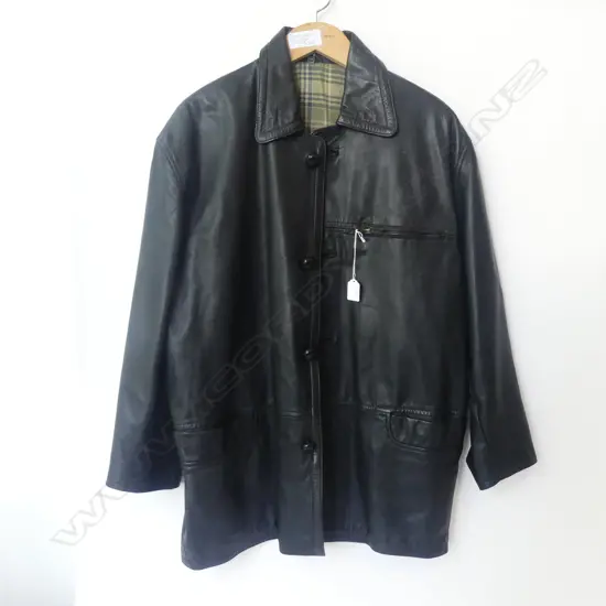 LEATHER JACKET MENS MEDIUM