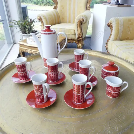 MIKASA 'ARCHER' 6 PLACE COFFEE SET