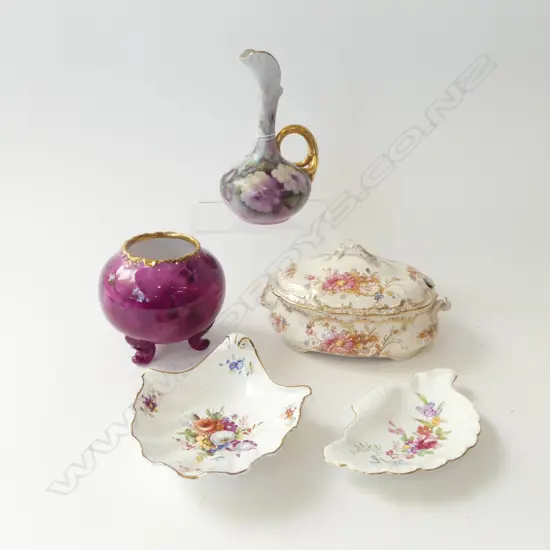 SML SEVRES TUREEN, STAFFORDSHIRE TRAY, HAMMERSLEY SCOLLOP TRAY etc