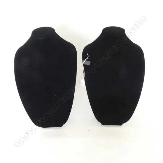 PR BLACK VELVET NECKLACE STANDS H.390mm