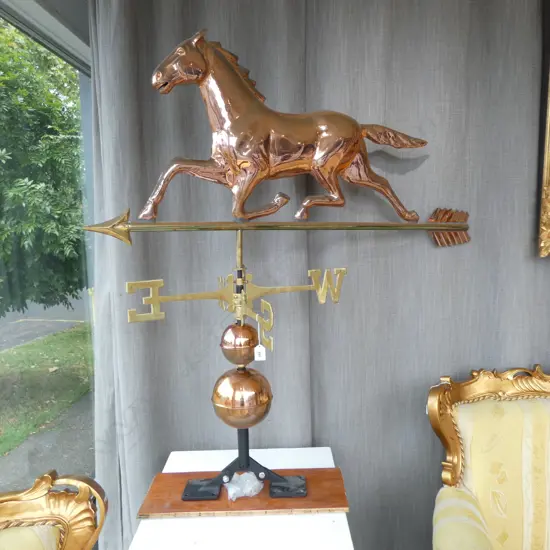 COPPER HORSE WEATHER VANE H.1150mm