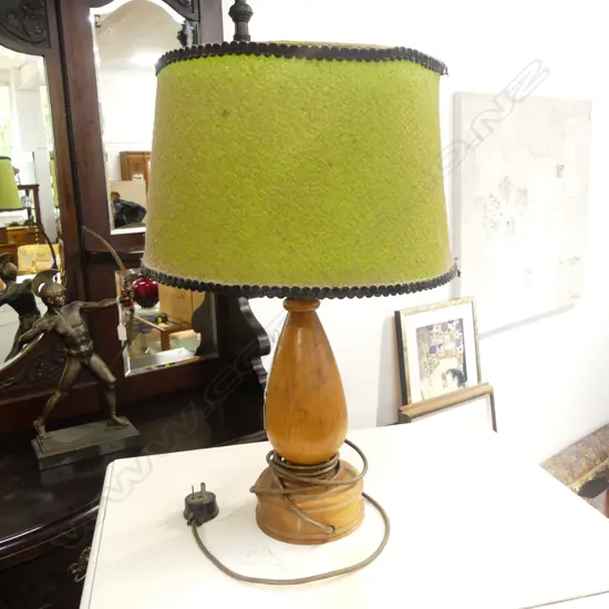 WOODEN TABLE LAMP H.525mm