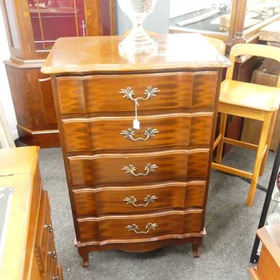 5 DRAWER TALLBOY 655x435x1035mm