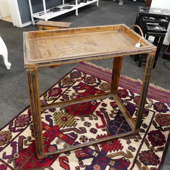 COPPER TRAY TABLE 810x510x800mm