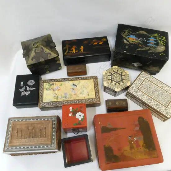 ASST. JEWELLERY BOXES ETC