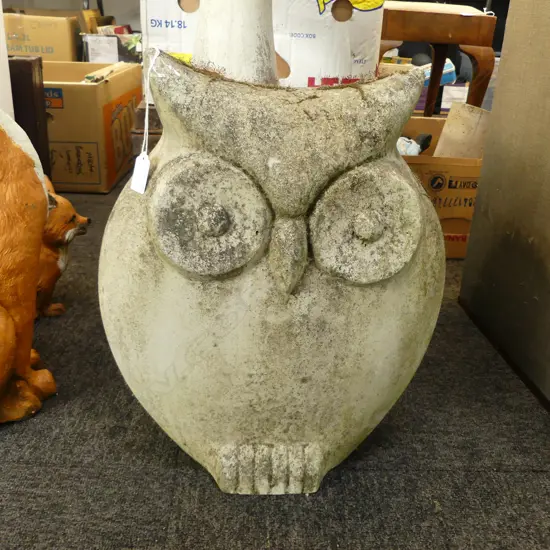 CONCRETE GARDEN OWL H.430mm