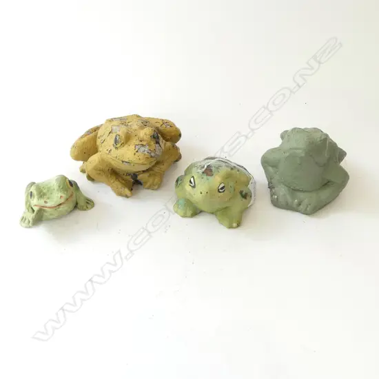 4 GARDEN FROGS H.125mm