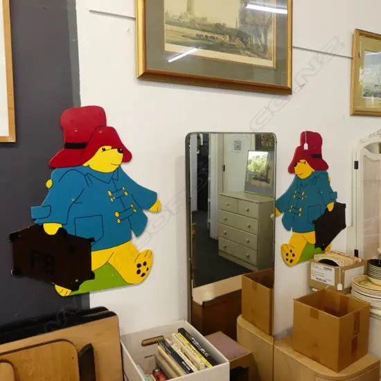 2 PADDINGTON BEAR CUT OUTS H.745mm