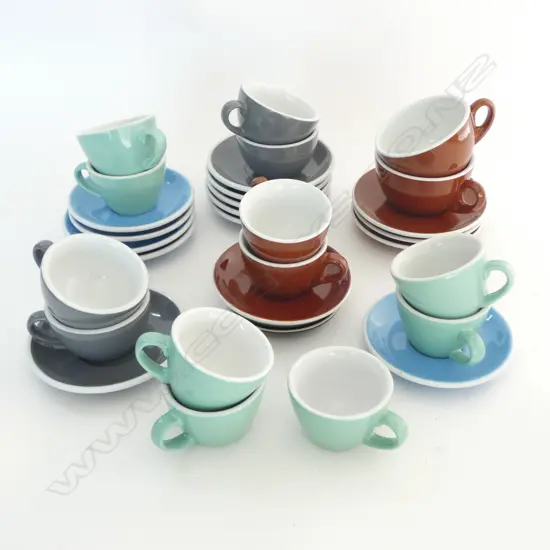 ACME AND ACE CUPS AND SAUCERS ASSORTED