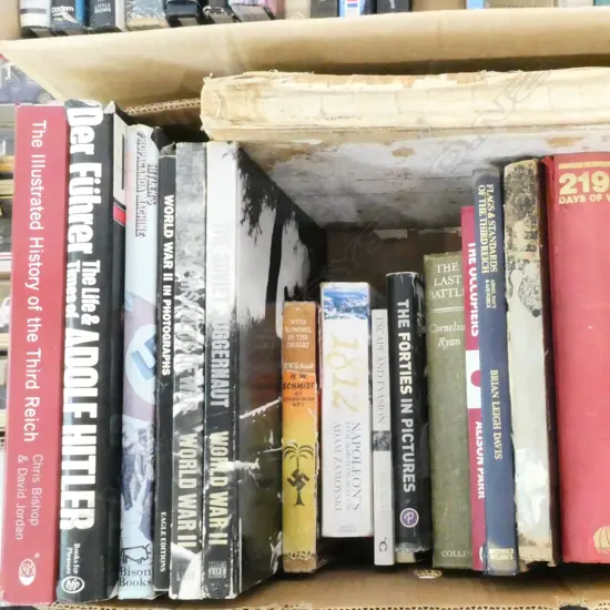 BOX LOT: BOOKS ON WORLD WAR II 