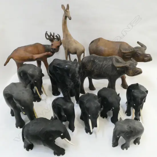 ASST. ANIMALS; MOSTLY WOODEN