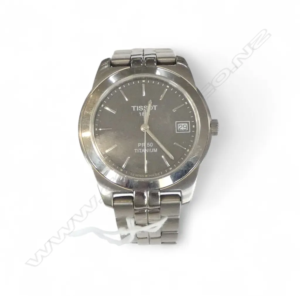 TISSOT PR50 TITANIUM WRIST WATCH, BOXED w. PAPERS, SKM-BB 147816 S Image 1++