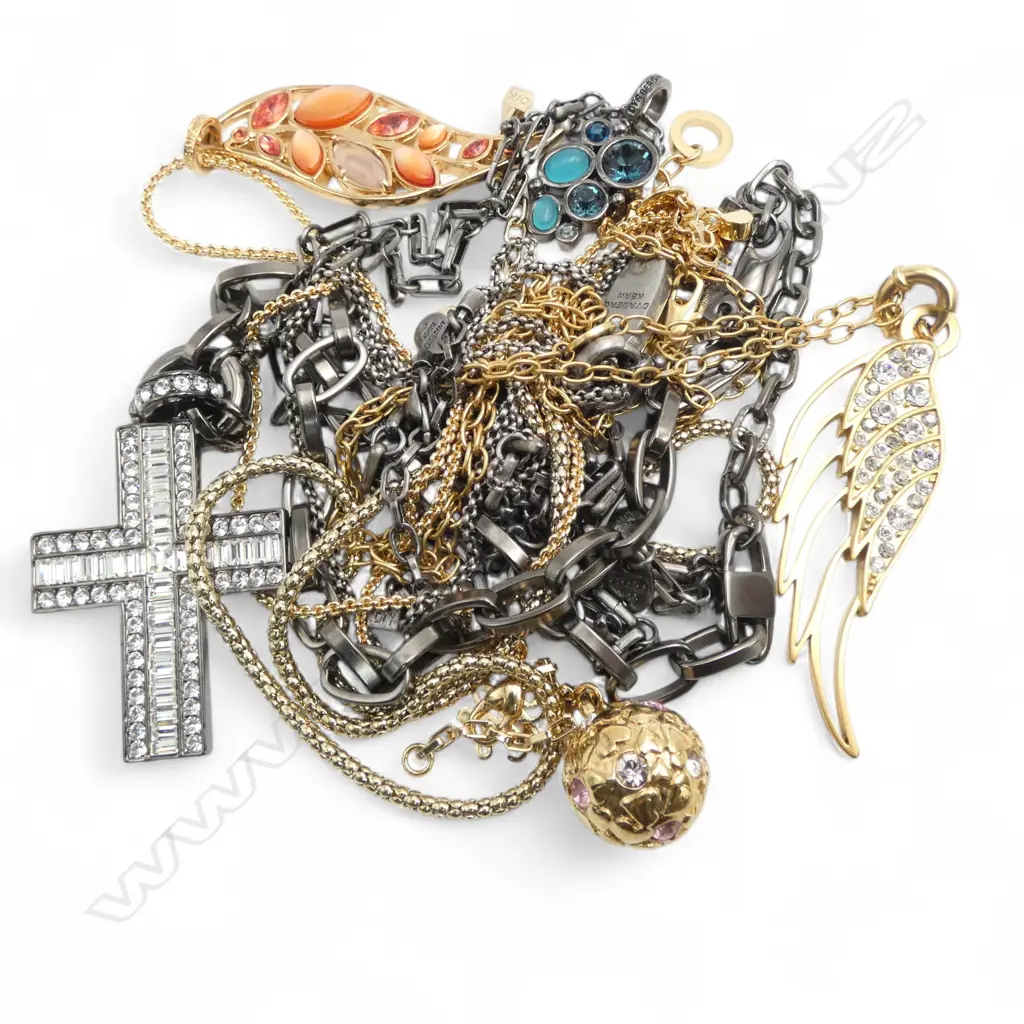 6 DYRBERG & KERN HANDCRAFTED PENDANT NECKLACES Image 1++