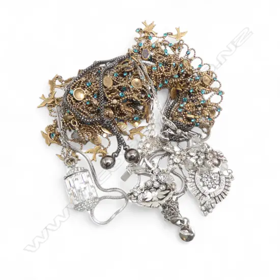 5 NECKLACES INCLDS OROTON, PILGRIM & LANG