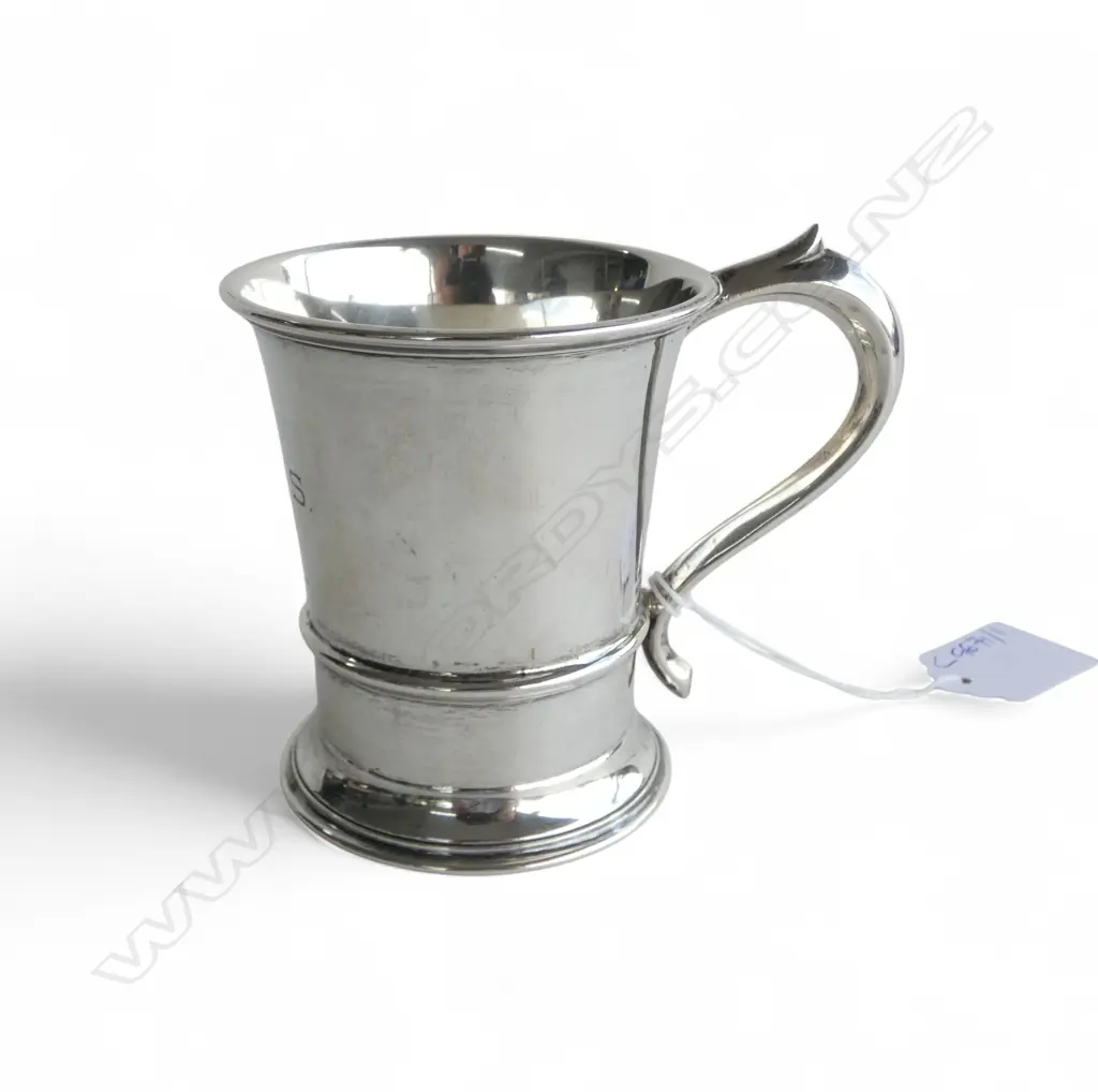 STG SILVER CHRISTENING MUG, B'HAM 1937, 91gms Image 1++
