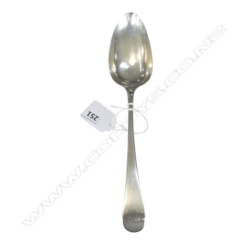 STG SILVER TABLESPOON, SOLOMON HOUGHAM LONDON 1800 L.225mm 60gms Image 1++