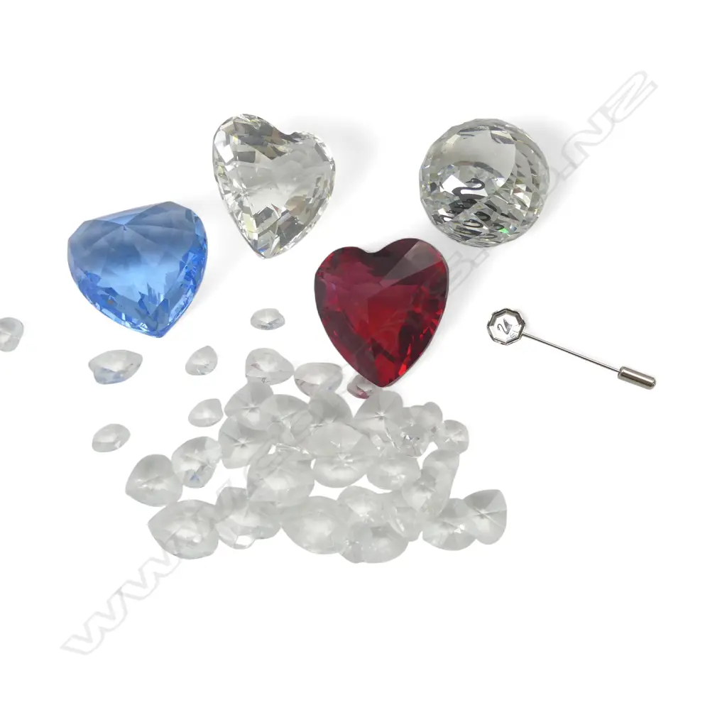 ASST. SWAROVSKI HEARTS H.40mm Image 1++