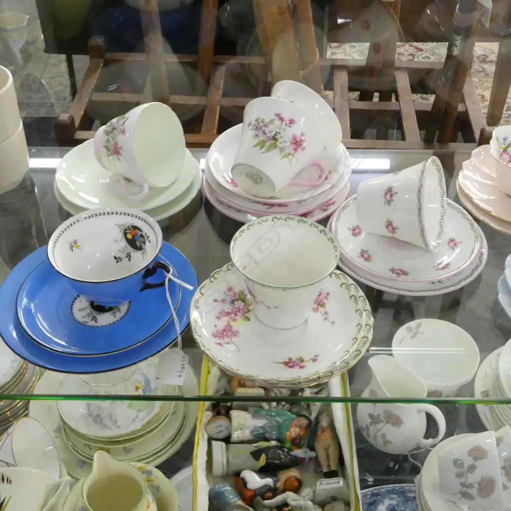 6 SHELLEY CHINA CSPS MIXED PATS Image 1++
