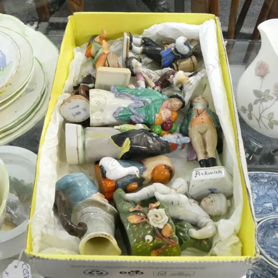 ASST. MINIATURE CHINA FIGURES incl. ROYAL DOULTON etc