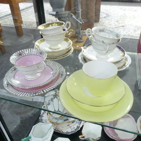 6 SHELLEY CHINA CSPS MIXED PATS