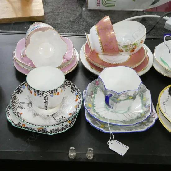 6 SHELLEY CHINA CSPS MIXED PATS