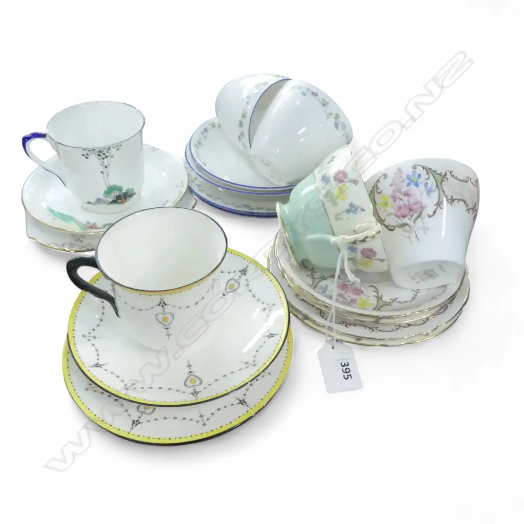 6 SHELLEY CHINA CSPS MIXED PATS Image 1++