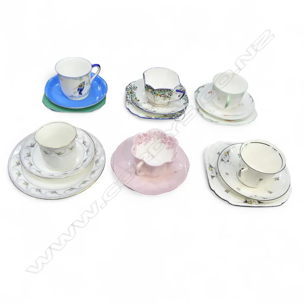 6 SHELLEY CHINA CSPS VARIOUS PATS Image 1++