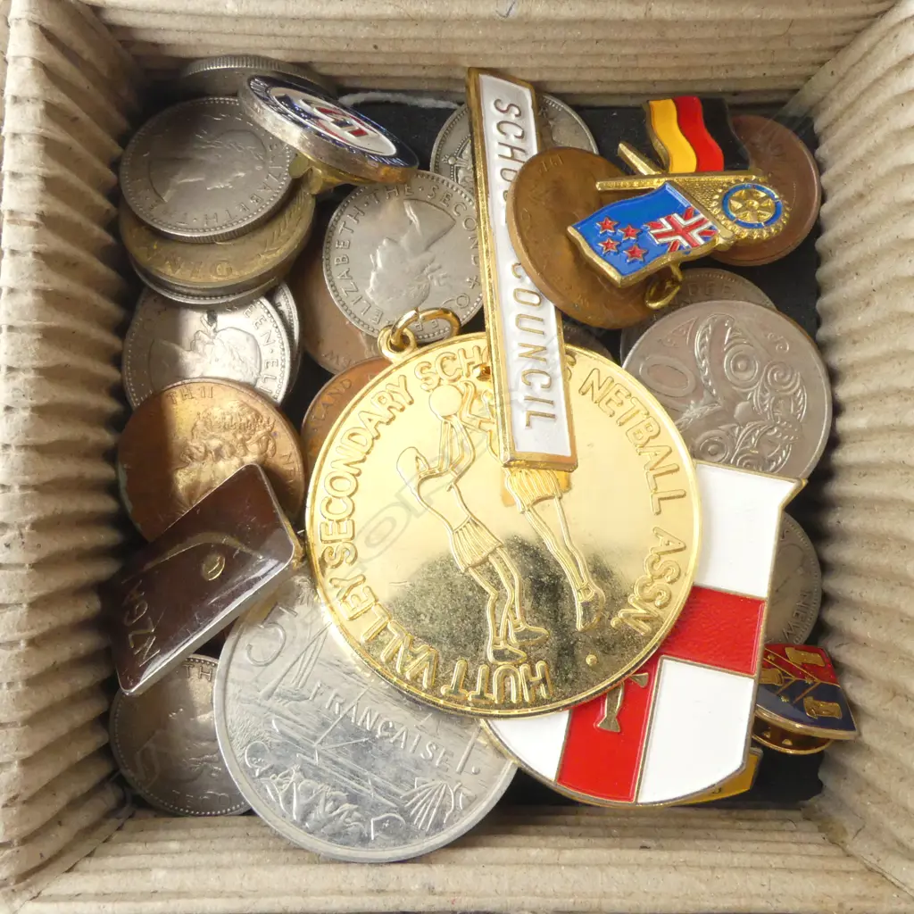ASST. COINS, PINS, etc Image 1++